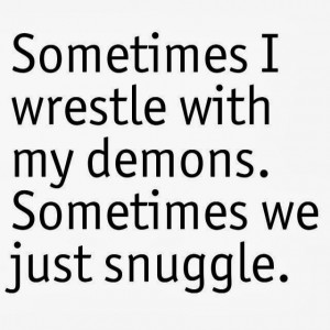 demons snuggle